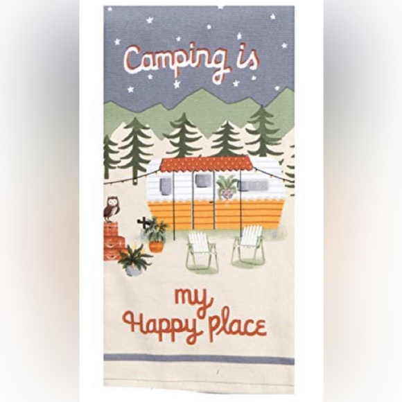 Design Imports DII How We RollEmbellished,no place like camp,camping happy place - Picture 3 of 5